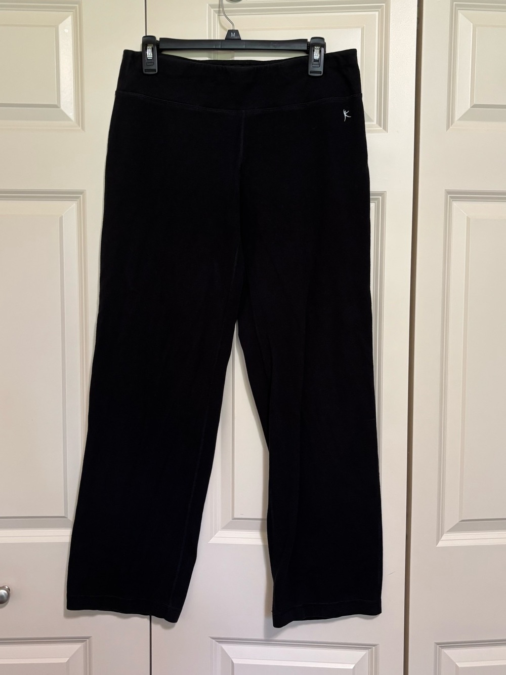 Danskin Now Black Wide-Leg Comfort Waist Leggings - Picture 2 of 10